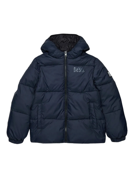  Diesel Kids Hooded Padded Jacket - Blue 