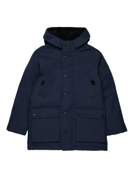  Diesel Kids Hooded Puffer Jacket - Blue 