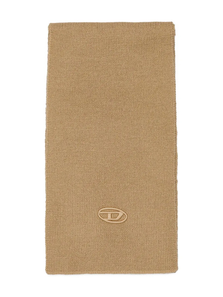  Diesel Kids Logo-embroidered Scarf - Brown 
