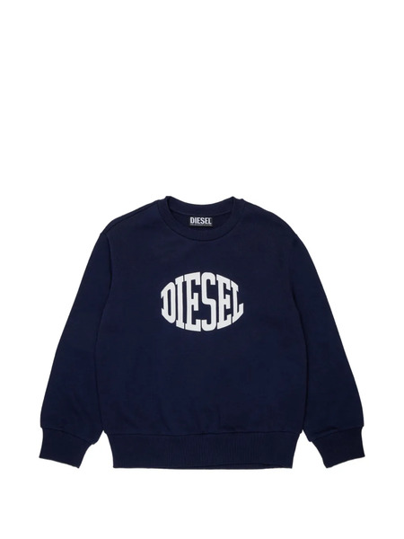  Diesel Kids Logo-print Sweatshirt - Blue 