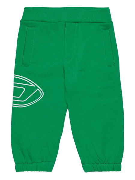  Diesel Kids Logo-print Track Pants - Green 