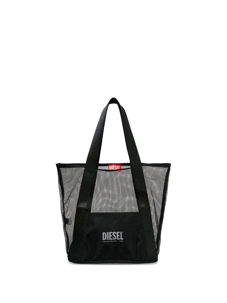  Diesel Kids Mesh Strap Shoulder Bag - Black 