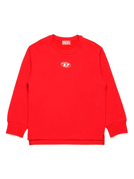  Diesel Kids Oval D Logo Sweatshirt - Red 