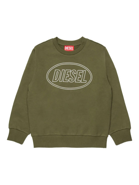  Diesel Kids Scircle Over Sweatshirt - Green 