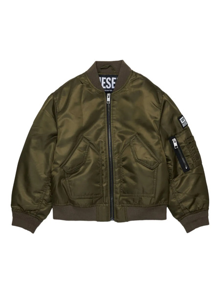  Diesel Kids Zip-fastening Bomber Jacket - Green 