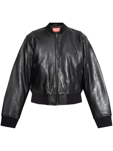  Diesel L-ilan Leather Jacket - Black 