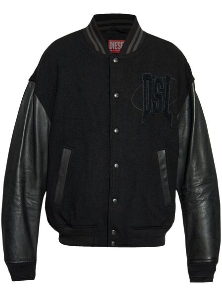  Diesel L-nyman Bomber Jacket - Black 