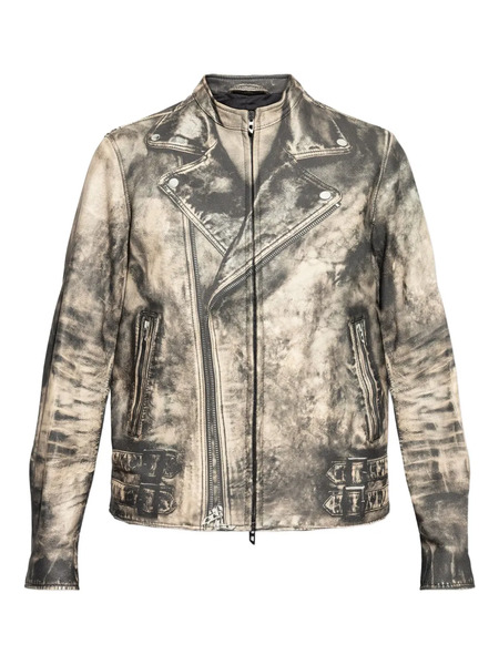  Diesel L-tad Leather Jacket - Black 