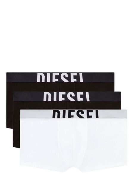  Diesel Logo Boxers (set Of Three) - White 