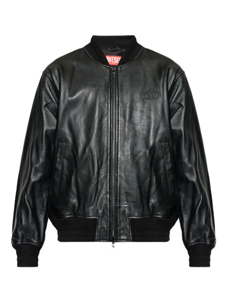  Diesel Logo-detail Jacket - Black 