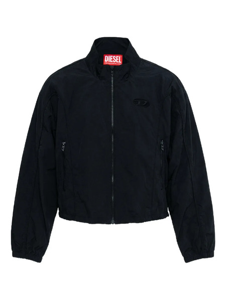  Diesel Logo-detail Zipped Jacket - Black 