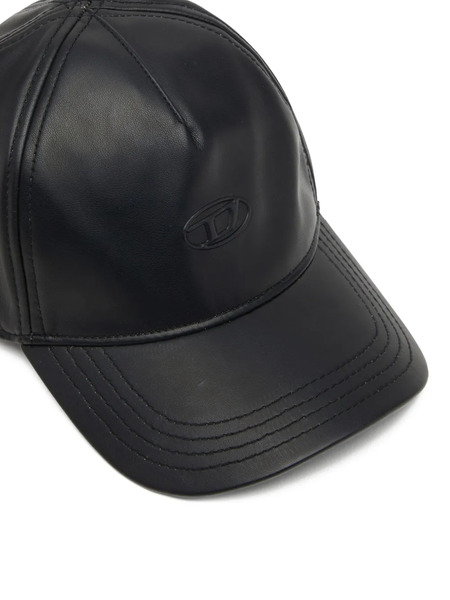  Diesel Logo-embossed Baseball Cap - Black 