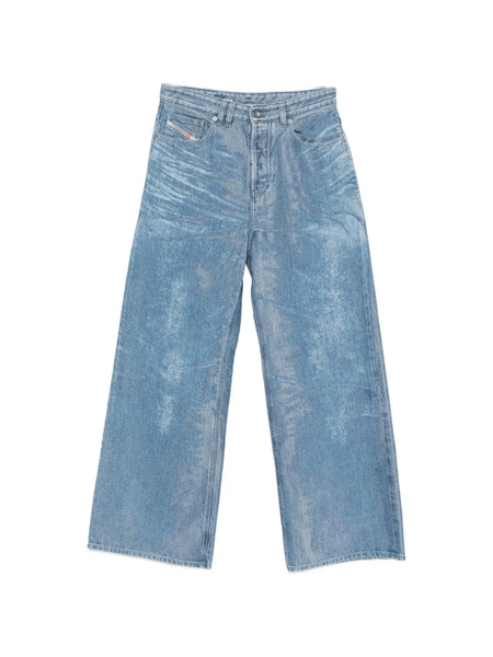  Diesel Logo Patch Clear Jeans - Blue 