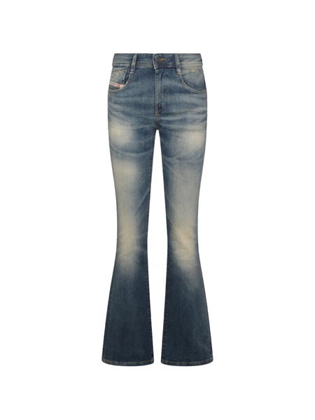  Diesel Logo-patch Flared Jeans - Blue 