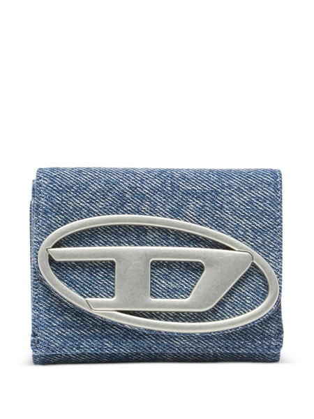  Diesel Logo-plaque Wallet - Blue 