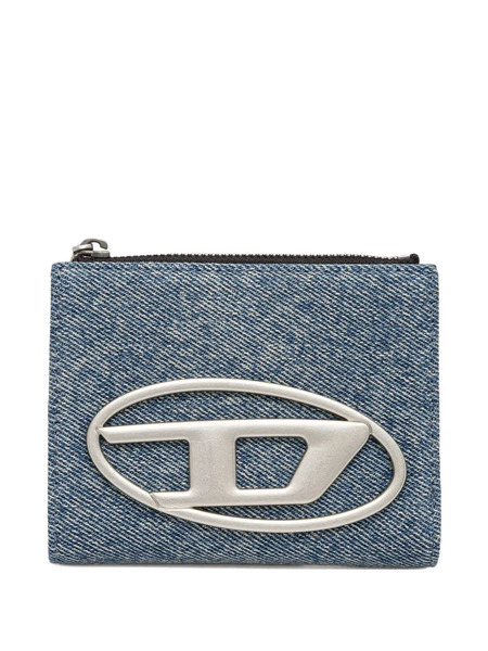  Diesel Logo-plaque Wallet - Blue 