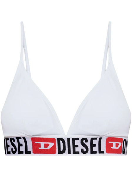 Diesel Logo-print Bra - White 