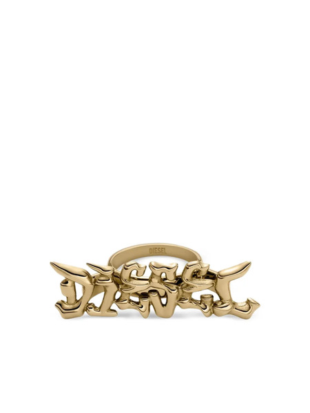  Diesel Logo Ring - Gold 
