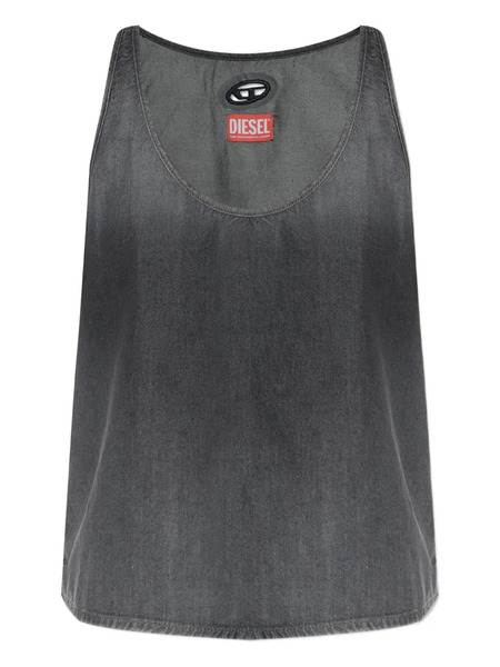  Diesel Logo Tank Top - Grey 