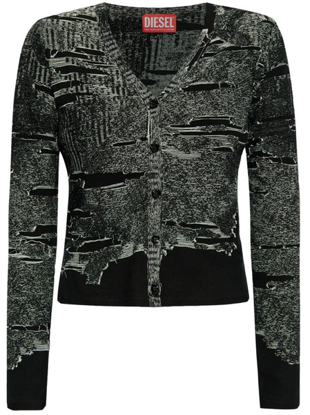  Diesel M-alima-l Cardigan - Black 