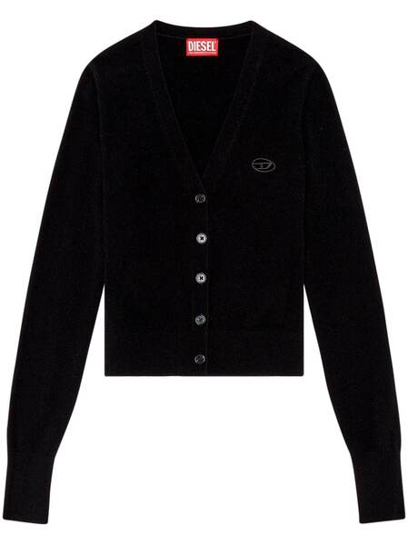  Diesel M-arte Wool-blend Cardigan - Black 