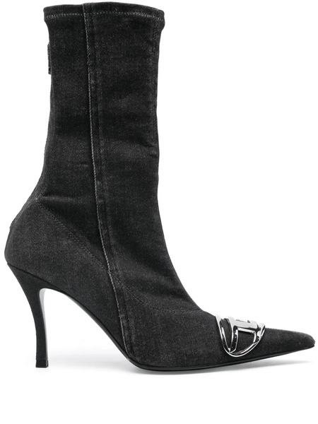  Diesel 95mm D-venus Boots - Black 