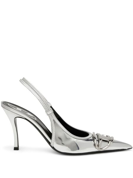  Diesel 80mm D-venus Sb Pumps - Silver 