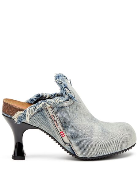  Diesel 80mm D-woodstock Mules - Blue 