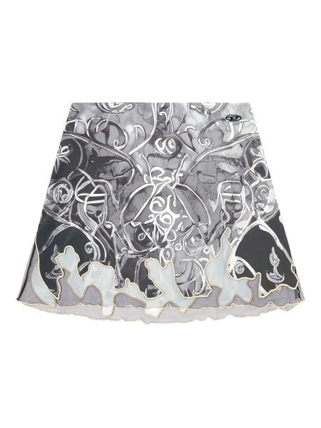  Diesel O-lane Mini Skirt - Grey 