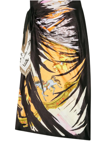  Diesel O-pary Midi Skirt - Blue 