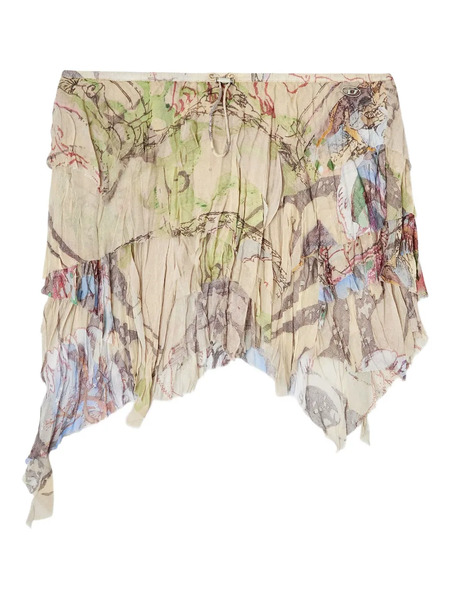  Diesel O-silla Mini Skirt - Neutrals 