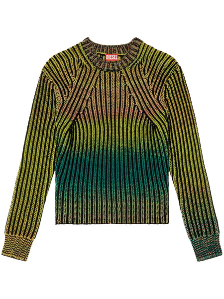  Diesel Oakland Ribbed Sweater - Green 