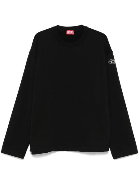  Diesel Oval D-logo Sweatshirt - Black 