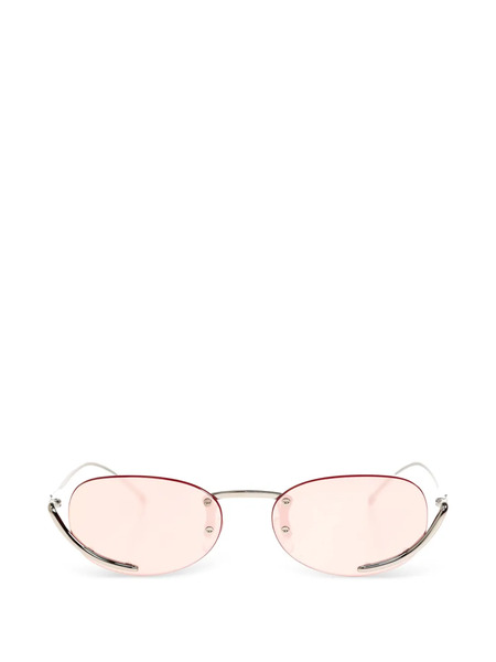  Diesel Oval-frame Sunglasses - Silver 