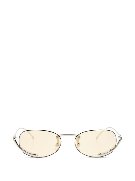  Diesel Oval-frame Sunglasses - Silver 