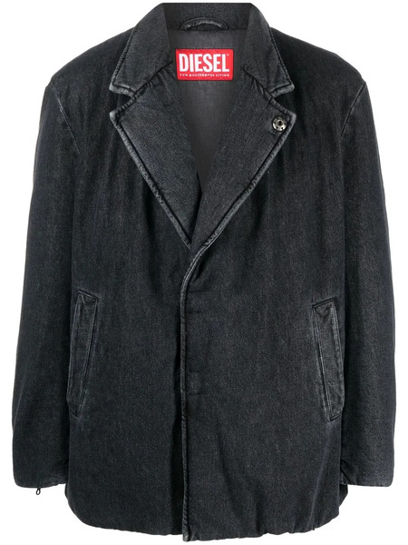  Diesel Oversize Denim Jacket - Grey 