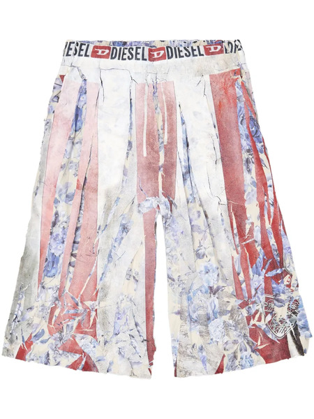  Diesel P-helge Shorts - Red 