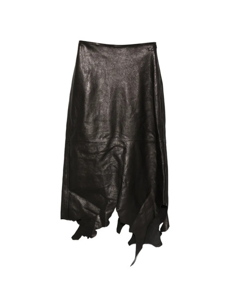  Diesel Panelled Irregular-hem Skirt - Black 