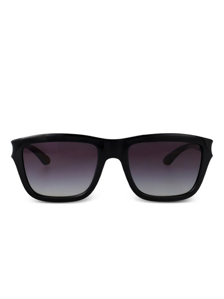  Diesel Perforated Square-frame Sunglasses - Black 