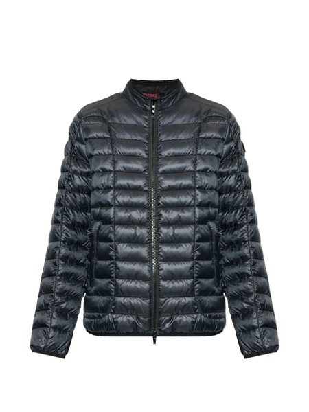  Diesel Quilted Zip Jacket - Black 