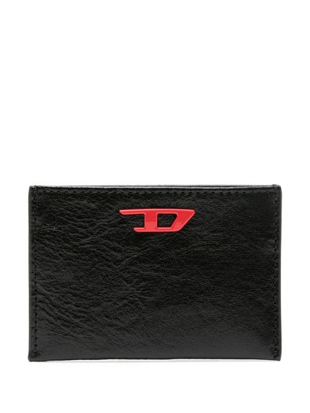  Diesel Rave Leather Cardholder - Black 