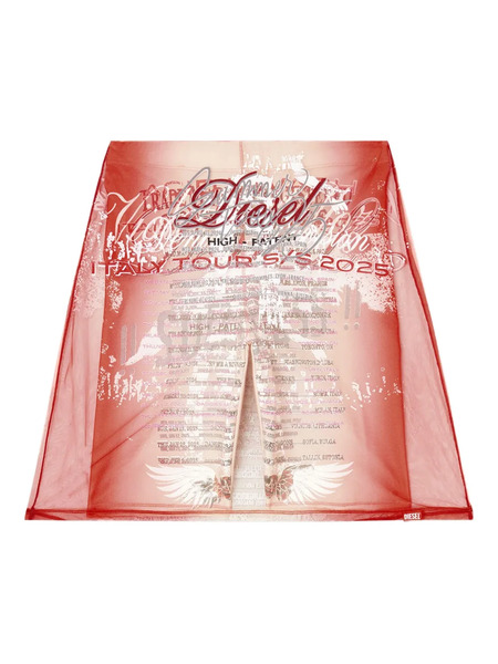  Diesel Remaster Capsule O-lympiac Mini Skirt - Pink 