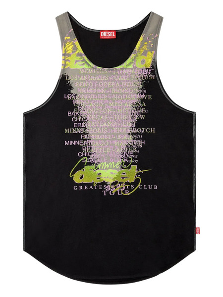  Diesel Remaster Capsule T-shan Tank Top - Black 