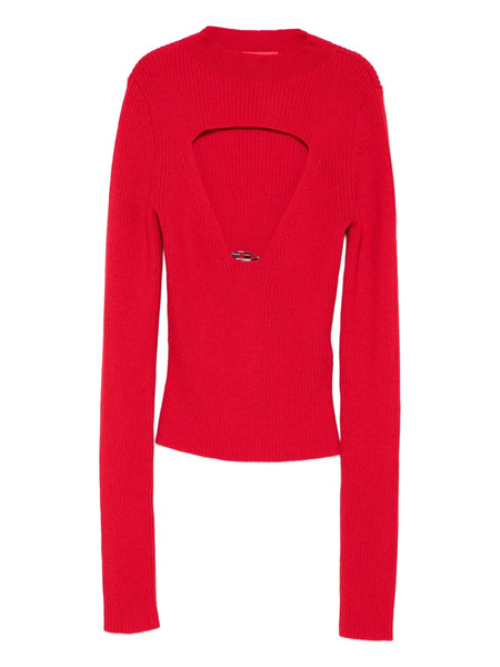  Diesel Ribbed Sweater - Red 