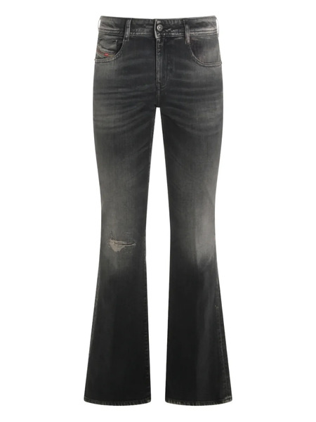  Diesel Ripped Bootcut Jeans - Grey 