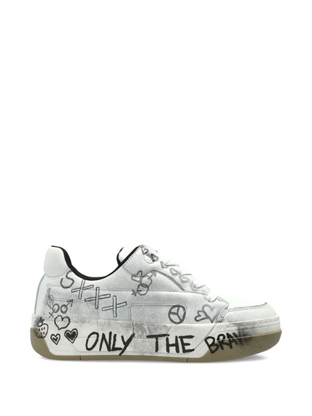  Diesel S-d-ollie Patterned Sneakers - White 