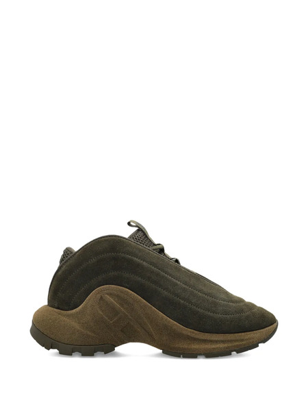  Diesel S-d-runner X Suede Panelled Sneakers - Green 