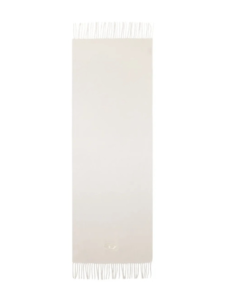  Diesel S-imon-d-long Fringed Scarf - White 