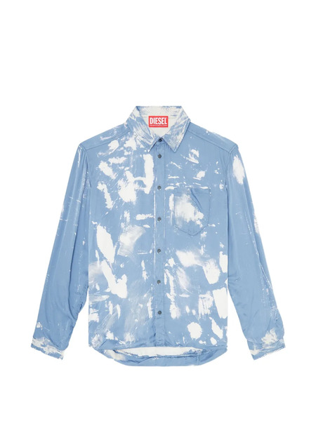  Diesel S-ramon-plain Pocket Plain Shirt - Blue 