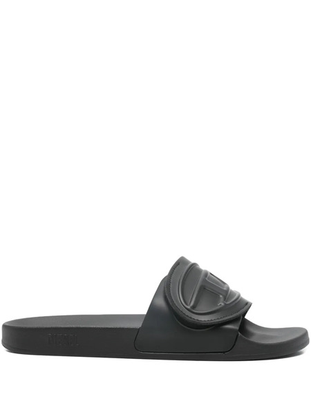  Diesel Sa-bloop Embossed Slides - Black 